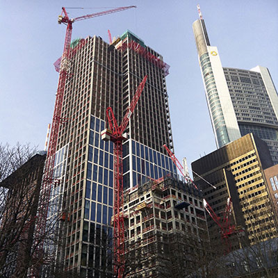 Neubau Hochhaus Taunusturm Frankfurt